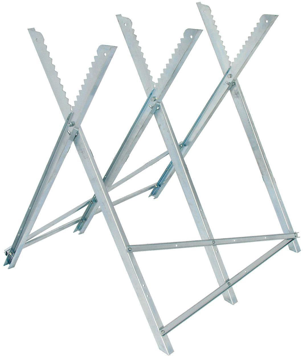 Brennenstuhl Sägebock MB 150S – galvanisch verzinkter Stahl, max. 150 kg, zusammenfaltbar