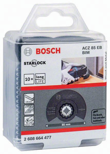 BOSCH Segmentsägeblatt ACZ 85 EB D.85mm BIM Starlock für Holz und Metall