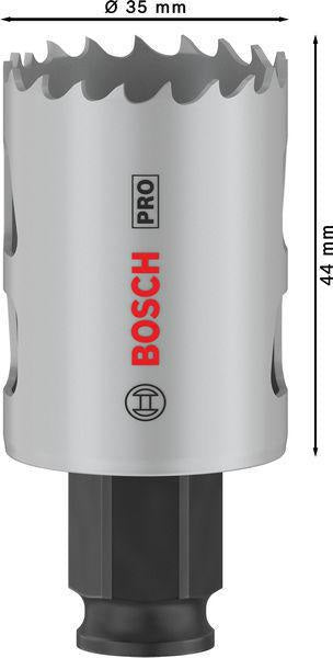 Bosch Lochsäge PRO Multi Material PC Plus 102 mm – HSS mit 8% Kobalt für Stahl und Trockenbau