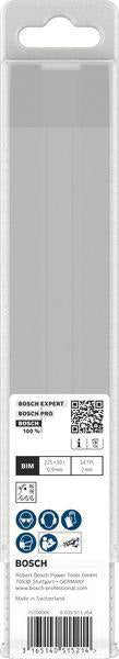 Bosch Säbelsägeblatt S 1122 EF, 225 mm, Bi-Metall, 5 Stück, für Metall und Rohre