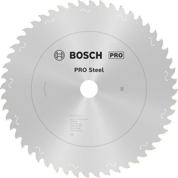 BOSCH Kreissägeblatt PRO Steel HLTCG 254 mm, 52 Zähne, für Metall-Gehrungssägen