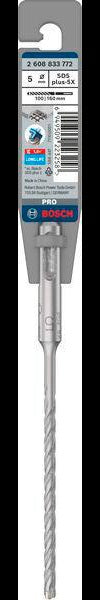 Bosch Hammerbohrer PRO SDS plus-5X, Ø 10,0 mm, Arbeitslänge 100 mm, SDS plus, Vierschneider für Stahlbeton