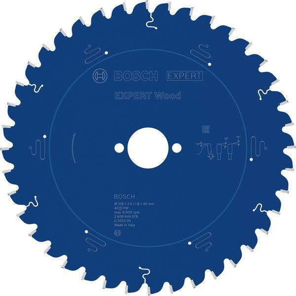 Bosch Kreissägeblatt Expert Wood AD 160 mm Z.24 WZ – Hartmetall-Sägeblatt für Akkusägen