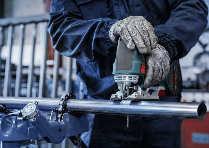 BOSCH Stichsägeblatt T 321 AF für schnelle Metallschnitte, 132 mm, BIM, 5 Stück pro Karte