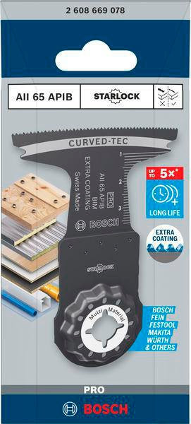 BOSCH Tauchsägeblatt PRO AII65APIB Starlock Bi-Metall 40 mm für Holz, Metall & Kunststoff