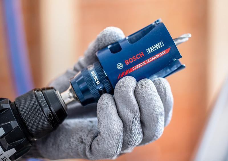 Bosch EXPERT Power Change Plus Adapter Hex 11 mit HSS-G-Bohrer für Lochsägen