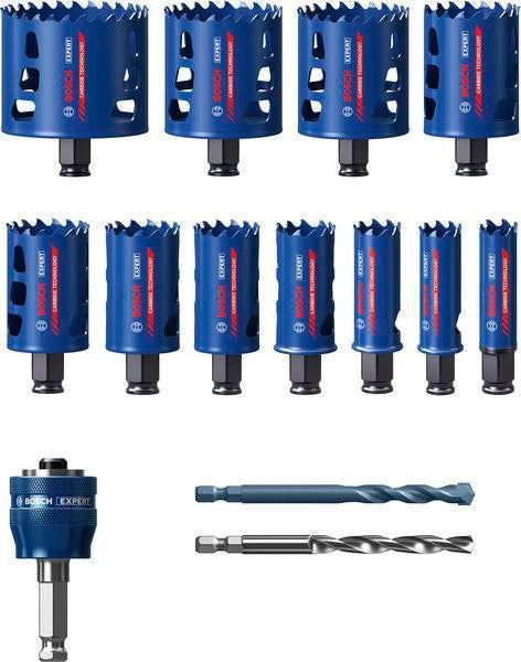 BOSCH Lochsägen-Set EXPERT Multi Material 8-teilig 22-68 mm Carbide Technology