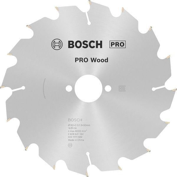 Bosch Kreissägeblatt PRO Wood AD 160 mm Z24 WZ für präzise Holzschnitte
