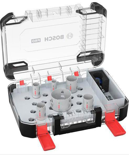 BOSCH Lochsägen-Set PRO Multi Material PC Plus 9-teilig HSS-Metall mit 8% Kobalt