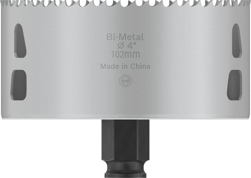 Bosch Lochsäge PRO Multi Material PC Plus 102 mm – HSS mit 8% Kobalt für Stahl und Trockenbau