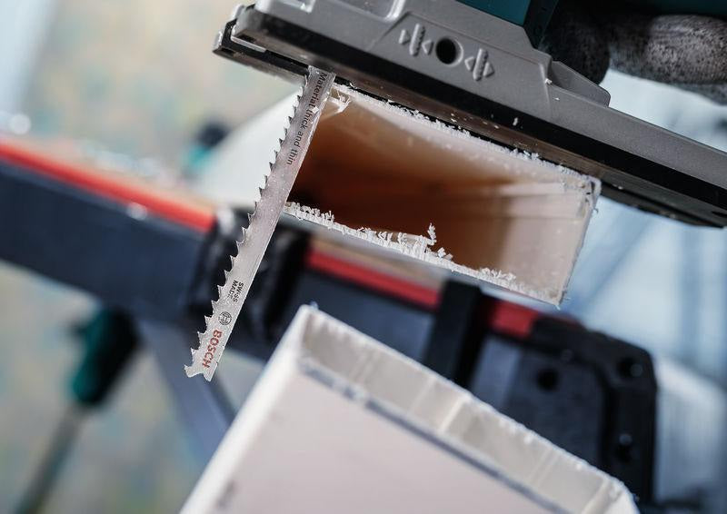 BOSCH Stichsägeblatt T 234 X HCS 5 Stück für Hartholz und Laminat