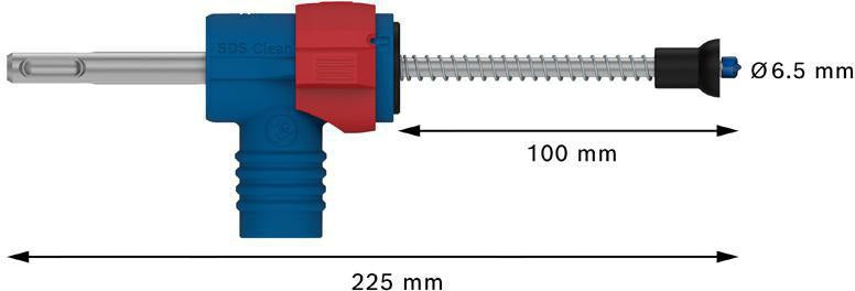 BOSCH Hammerbohrer-Set EXPERT SDS Clean plus-8X, 12 mm, 350 mm, Staubabsaugung