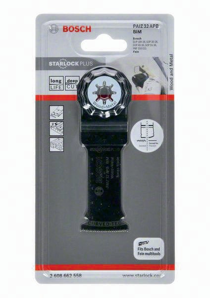 BOSCH Tauchsägeblatt PAIZ 32 APB, 32 mm, Eintauchtiefe 60 mm, Starlock Plus, BIM