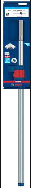 BOSCH Hammerbohrer-Set EXPERT SDS Clean max-8X, 20,0 mm, 650 mm – Staubarm bohren in Stahlbeton
