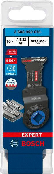 BOSCH Tauchsägeblatt AIZ 32 AIT mit Starlock-Aufnahme, 10 Stück, 32 mm Breite, 40 mm Eintauchtiefe