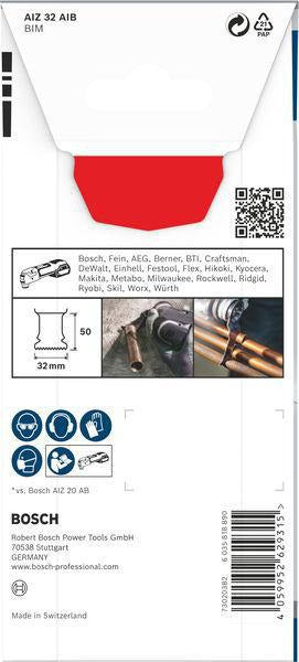 Bosch Tauchsägeblatt AIZ 32 AIB – 32 mm, Starlock, für weiches Metall