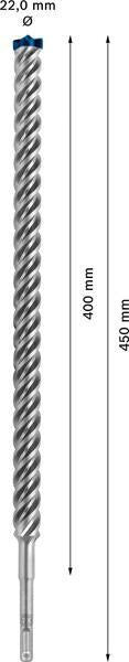 BOSCH Hammerbohrer Expert SDS-7X Ø18 mm, Arbeitslänge 200 mm, SDS-plus