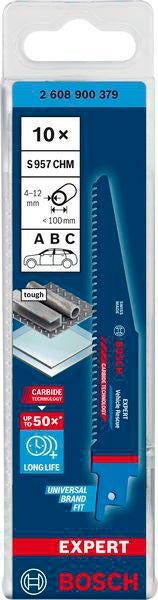 BOSCH Expert Automotive Steel S957CHM Säbelsägeblatt 150 mm für Automobilstahl