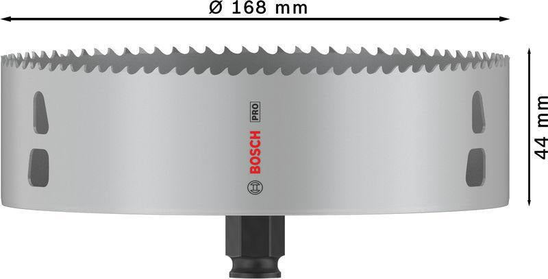 Bosch Lochsäge PRO Multi Material PC Plus 102 mm – HSS mit 8% Kobalt für Stahl und Trockenbau