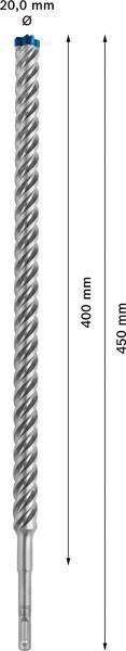 BOSCH Hammerbohrer Expert SDS-7X Ø18 mm, Arbeitslänge 200 mm, SDS-plus