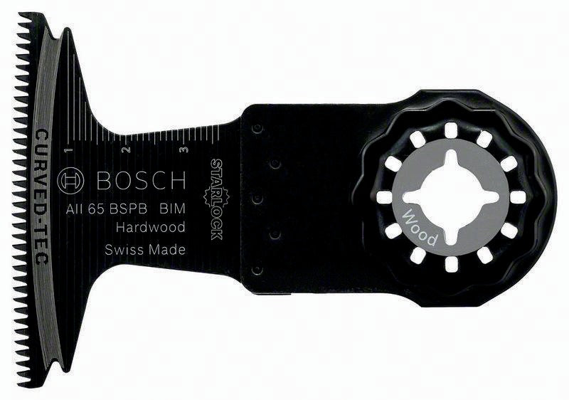 BOSCH Tauchsägeblatt AII 65 BSPB, 65 mm, BIM, Starlock, 10er Pack – für Hartholz