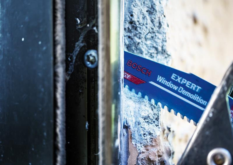 Bosch Expert Window Demolition S 956 DHM Säbelsägeblatt 150 mm für Fenster aus Holz, Kunststoff & Verbundwerkstoff