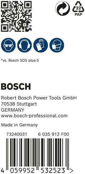 BOSCH Hammerbohrer Expert SDS-7X 5 mm SDS-plus 30 Stück für Stahlbeton