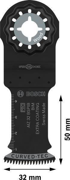 BOSCH Tauchsägeblatt PRO AIZ 32 BSPIB Starlock – 32 mm, Bi-Metall, für Hartholz