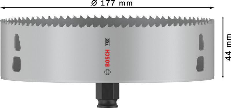 Bosch Lochsäge PRO Multi Material PC Plus 102 mm – HSS mit 8% Kobalt für Stahl und Trockenbau