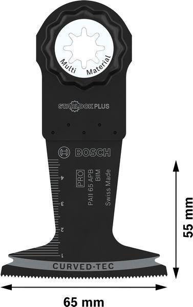 BOSCH Tauchsägeblatt PRO AII65APIB Starlock Bi-Metall 40 mm für Holz, Metall & Kunststoff