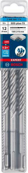 Bosch Expert SDS-7X Hammerbohrer 5 mm, 10 Stück, SDS-plus, Carbide Technology