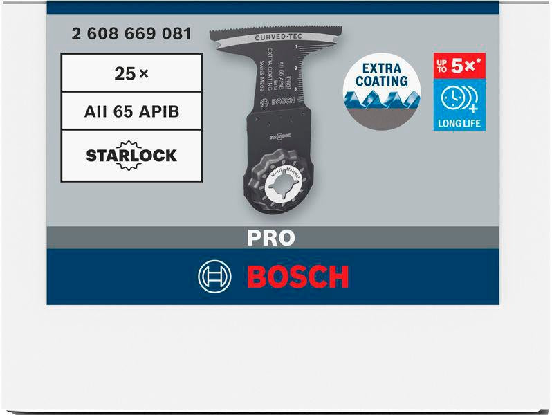 BOSCH Tauchsägeblatt PRO AII65APIB Starlock Bi-Metall 40 mm für Holz, Metall & Kunststoff