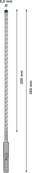 BOSCH Hammerbohrer Expert SDS-7X Ø18 mm, Arbeitslänge 200 mm, SDS-plus
