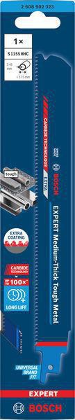 Bosch Säbelsägeblatt S1155HHC für Metall mittlerer Dicke, 225 mm, 10er-Pack