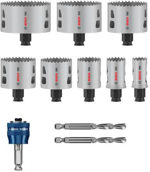 BOSCH Lochsägen-Set PRO Multi Material PC Plus 11-tlg. HSS-Metall mit 8% Kobalt