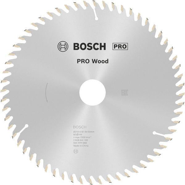 Bosch Kreissägeblatt PRO Wood AD 160 mm Z24 WZ für präzise Holzschnitte