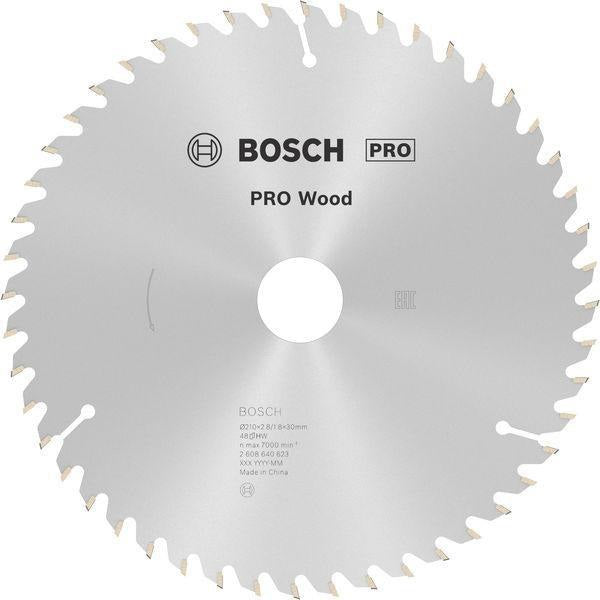 Bosch Kreissägeblatt PRO Wood AD 160 mm Z24 WZ für präzise Holzschnitte