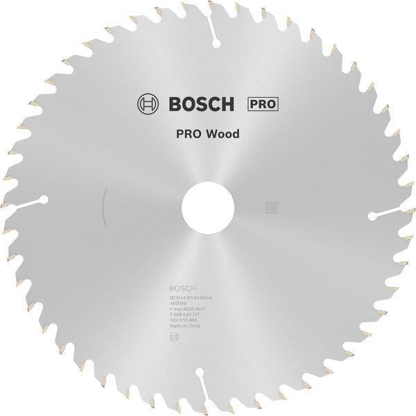 Bosch Kreissägeblatt PRO Wood AD 160 mm Z24 WZ für präzise Holzschnitte