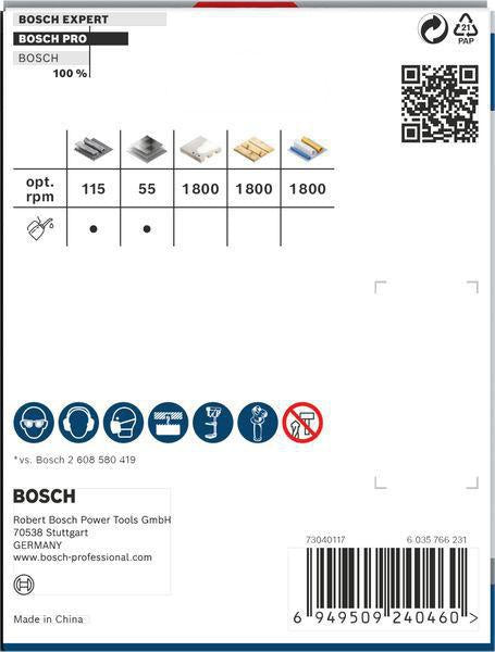 Bosch Lochsäge PRO Multi Material PC Plus 102 mm – HSS mit 8% Kobalt für Stahl und Trockenbau