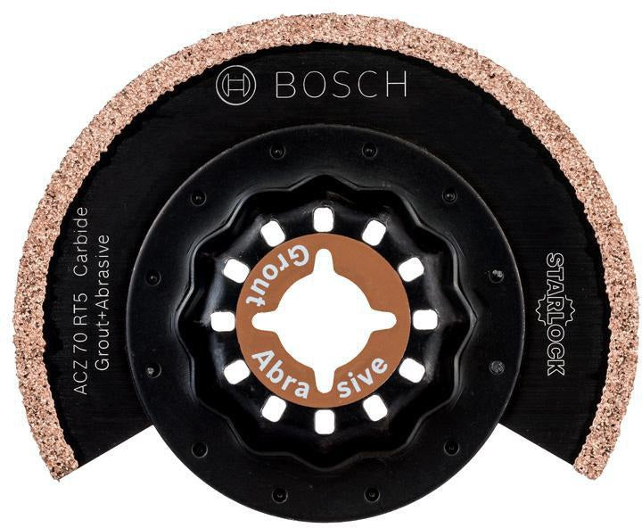 BOSCH Segmentsägeblatt ACZ 70 RT5 Carbide-RIFF Ø 70 mm Starlock für Mörtel und Abrasive
