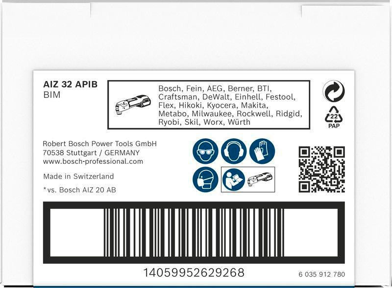 BOSCH PRO AIZ 32 APIB Tauchsägeblatt Starlock, 32 mm, BIM, für Holz, Metall & Kunststoff