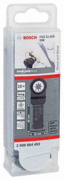 BOSCH Tauchsägeblatt PAIZ 32 APB, 32 mm, Eintauchtiefe 60 mm, Starlock Plus, BIM