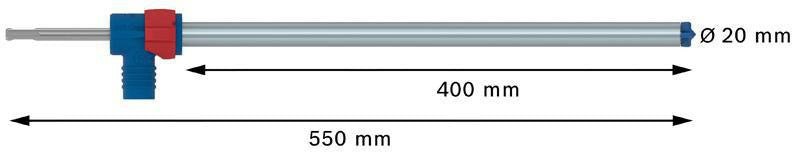 BOSCH Hammerbohrer-Set EXPERT SDS Clean plus-8X, 12 mm, 350 mm, Staubabsaugung