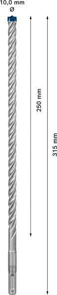 BOSCH Hammerbohrer Expert SDS-7X Ø18 mm, Arbeitslänge 200 mm, SDS-plus