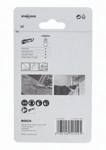 BOSCH Tauchsägeblatt AIZ 20AB Starlock 20 mm Breite 30 mm Eintauchtiefe 5er Pack