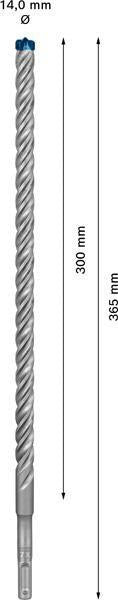 BOSCH Hammerbohrer Expert SDS-7X Ø18 mm, Arbeitslänge 200 mm, SDS-plus