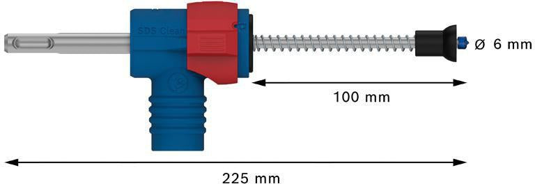 BOSCH Hammerbohrer-Set EXPERT SDS Clean plus-8X, 12 mm, 350 mm, Staubabsaugung