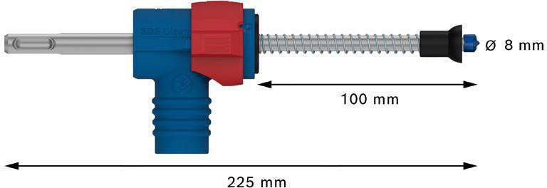 BOSCH Hammerbohrer-Set EXPERT SDS Clean plus-8X, 12 mm, 350 mm, Staubabsaugung