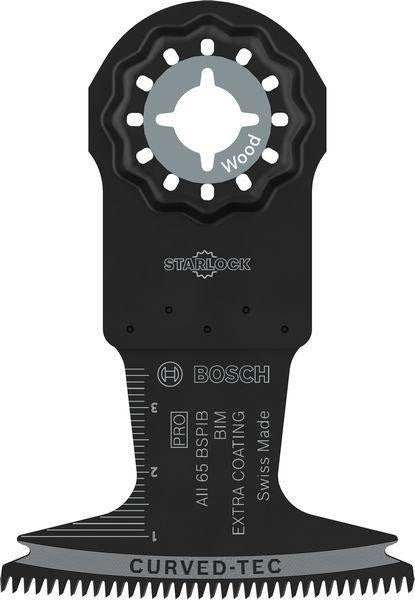 BOSCH Tauchsägeblatt PRO AII 65 BSPIB Starlock – 65 mm für Hartholz und Holzverbundwerkstoffe