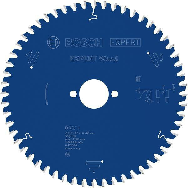 Bosch Kreissägeblatt Expert Wood AD 160 mm Z.24 WZ – Hartmetall-Sägeblatt für Akkusägen